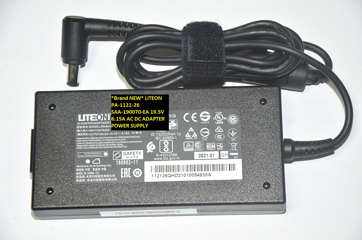 *Brand NEW*AC100-240V 19.5V 6.15A AC DC ADAPTER LITEON SAA-190070-EA PA-1121-26 POWER SUPPLY